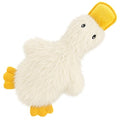 Best Pet Supplies Interactive Squeaky Dog Toy - Crinkle Duck, White | Stuffing Free Body, Soft, Squeaks & Crinkles, No Mess, Perfect for Moderate Chewers, Toss and Fetch Play - color: Crinkle Duck (White), size: Large