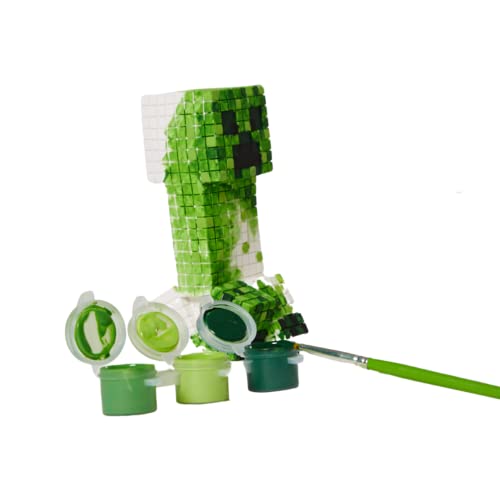 Innovative Designs Minecraft Paint Your Own Figurines Arts and Crafts Set for Boys and Girls - style: Minecraft: Reuben the Pig and Creeper