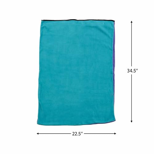 Ferret Nation Bottom Pan Cover for Ferret Nation & Critter Nation Small Animal Cages | Measures 34.5L x 22.5W x 1H - Inches - color: Teal and Purple, size: 34.5"L x 22.5"W x 1.0"H
