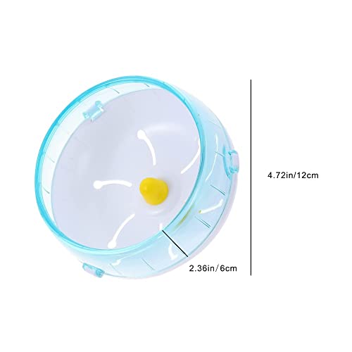 Silent Hamster Wheel - Exercise Wheel for Syrian Hamsters - Quiet Spinner Running Wheel for Small Animals - Pet Hamsters Gerbils Mice Rats Guinea Pig Hedgehog Exercise Wheel Toy