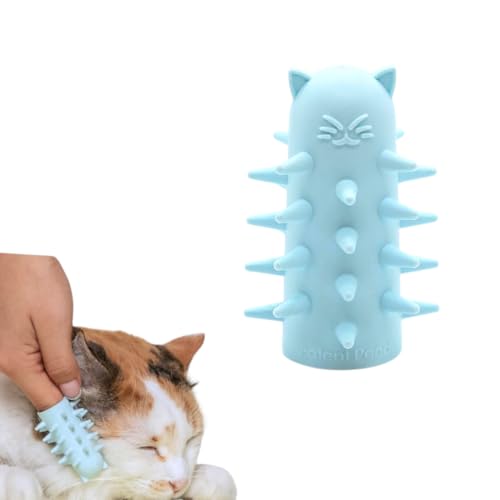 Furr&Purr Cat Brush, Made in the USA, Face Massager, Face Scratcher, Calming Care Comb for Cats, Indoor Cats (1-Pack) - size: 1 Pack - New