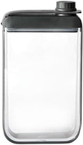 Rabbit Leak-Free Discreet Flask, Compact and Portable, Black Stainless Steel, 3.25" x 1.2" x 6" Dimensions, Perfect for Travel and Outdoor Use (Pack of 12) - size: 3.25" x 1.2" x 6" (Pack of 12)