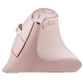 Nulea M510 Vertical Mouse Wireless, Ergonomic Mouse for Comfy Tracking, 3 Adjustable DPI (800-1200-1600), 2.4G Wireless Vertical Mouse with 6 Buttons, Compatible with Windows, Mac OS, Laptop, PC,Pink | 2.4G Rechargeable Mouse,Long Battery Life, Lightweigh