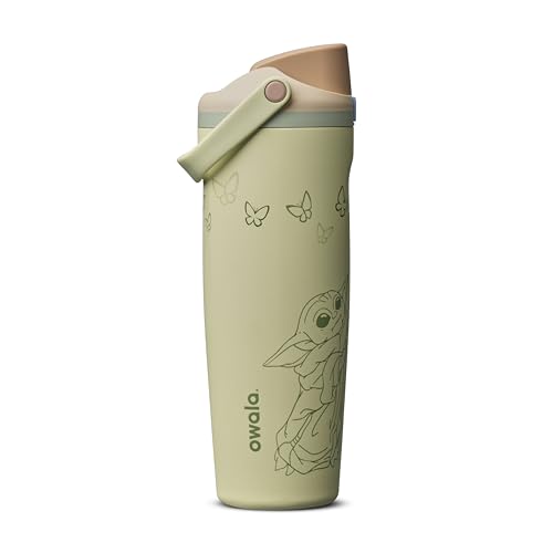 Owala Star Wars FreeSip Sway Stainless Steel Water Bottle 30 oz GroGu - color: GroGu