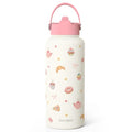 Baking Gift for Women, Water Bottle Stainless Steel 32oz with Lid & Straw, Sweets Aesthetic Insulated Bottles Gifts for Baker Girls Friends Teens Birthday Christmas - color: Baking