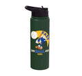 Sonic the Hedgehog - Sonic Fast Ball Stainless Steel Insulated Water Bottle - color: Dark Green