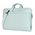 MOSISO 360 Protective Laptop Bag 13.3 inch, 13-14 inch Computer Bag | Compatible with MacBook Air 13 inch/Pro 13 /Pro 14, HP,Dell,Notebook, Laptop Carrying Case with Strap&Handle, Mint Green - color: Mint Green, size: 13.3 inch