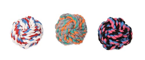 Mammoth Pet Products 43720085: Monkey Fist Ball Dog Toy, Mini - size: Mini 2.5 inch, style: Fist Ball