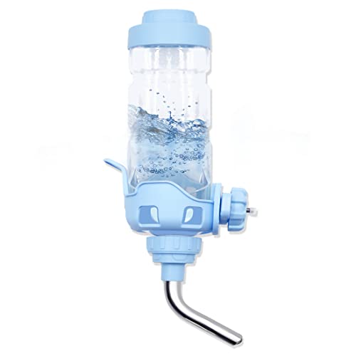 Vannon Dog Crate Water Bottle, 34oz Top-Fill Pet Water Dispenser, Blue | kennel water bottle helps keep pets hydrated longer with fewer refills and easy daily care. - color: Blue, size: 34oz