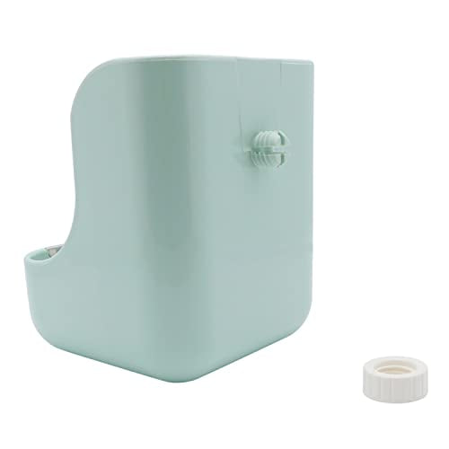 Litewoo Rabbit Hay Feeder Food Bowl Feeding Rack for Small Animal Guinea Pig Chinchilla Bunny Cage Accessories | Bunny food bowl & hay rack, durable plastic, chew-resistant, for small animal/chinchilla/cage, 5.9x6.7x7.09in, easy to clean - color: Green