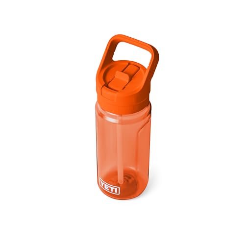 YETI Yonder 600 ml/20 oz Water Bottle with Yonder Straw Cap, King Crab - color: Orange, size: 20 Ounces