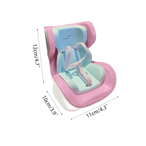 Hamster Car Seat Bracket, Adjustable Gerbils Car Bed with Secure Buckle, Small Animal Carrierfor Hamsters, Gerbils, Mice in Vehicles - color: Macaron pastel box