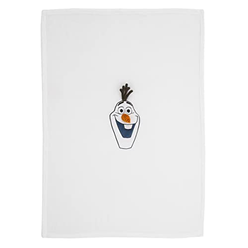NoJo Disney Frozen Winter Cheer White, Orange, Brown Olaf Character Shaped Blanket - color: Frozen - Winter Cheer
