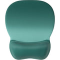 MROCO Ergonomic Mouse Pad with Gel Wrist Rest, 9.4 x 8.1 in, Green Gradient | Ergonomic Shape Design, Multiple Pattern Options, Gel Wrist Comfort, Smooth Lycra Surface, Non-Slip PU Base - color: Green Gradient