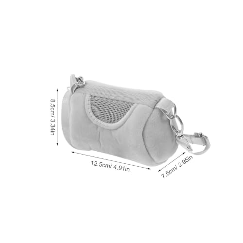 TEHAUX Portable Velvet Pet Carrier Bag for Small Pets, Lightweight and Warm Cozy Sleeping Pouch for Hamsters, Bunnies, Hedgehogs, for Everyday Errands and Outdoor Activities