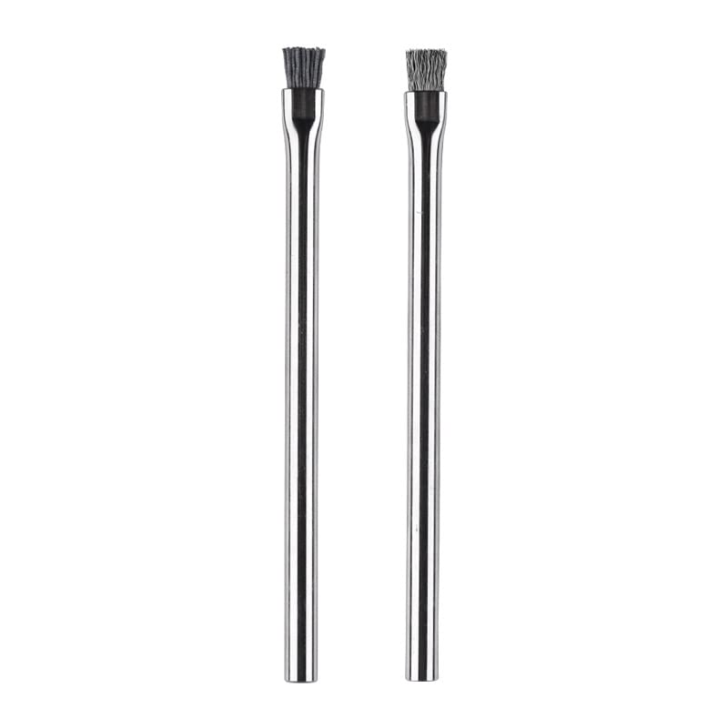 2pcs Stainless Steel Aquarium Algae Brush Fish Tank Landscaping Stone Cleaner