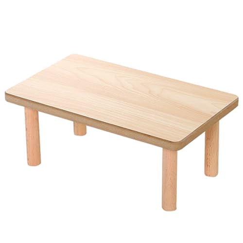 Hamster Play Wooden Platform, Gerbil Cage Waterproof Wood Stand | Waterproof, with Pillars Standing, Surface Play Cage Accessories, detachable,for Syrian Squirrel and Other Small Pets