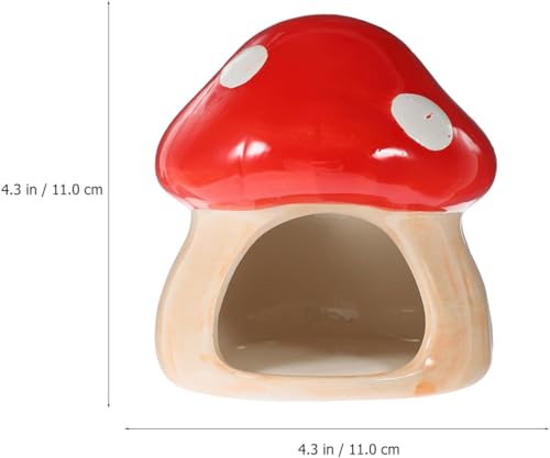 Hamster House Ceramic Hamster Hideout Gerbil Hideout Cave for Dwarf Hamsters and Small Animals