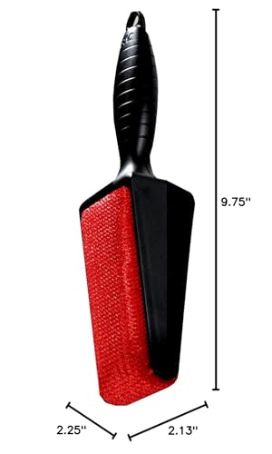 Scotch-Brite Lint Brush, Lint Remover for Pet Hair, Cat Fur, Dog Fur and Fluff, Great for Bedding, Sofas, & Clothing, Resuable, Double-Sided Head, No Adhesive, (Pack of 2) - size: Lint Brush (Pack of 2)