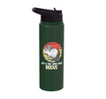 Just a girl who loves Degus Degu Stainless Steel Insulated Water Bottle - color: Dark Green