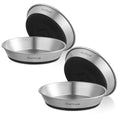 Cat Bowls, 4 Pcs Stainless Steel Pets Bowls for Food and Water, Whisker Fatigue Shallow Non-Slip Cat Dishes Plates for Small Dog Puppies Cats - color: 4 Non-slip Bowls