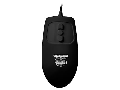 Man & Machine Mighty Mouse, Sealed Waterproof - Black - color: Black