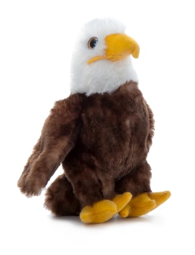The Petting Zoo Bald Eagle Stuffed Animal Plushie, Gifts for Kids, Wild Onez Babiez Zoo Animals, Eagle Plush Toy 6 inches - color: Bald Eagle