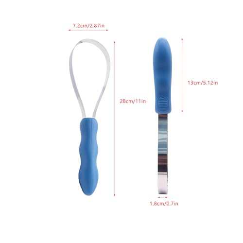 Dog Shedding Blade Dual-Sided Shedding Blades Stainless Steel Doggie Deshedding Brush Tool Curry Comb Dogs Brush Slicker Brushes for Grooming Pet Loose Hair Removal All Dogs Coat Types