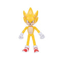 Sonic The Hedgehog 3 Movie Action Figures - 5-Inch Super Sonic The Hedgehog Collector Toy Figure, Highly Articulated for Boys & Girls - Officially Licensed 3 Movie Product | Sonic The Hedgehog Movie 5 Inch Action Figure Wave 2 - Super Sonic - color: Super