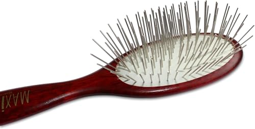 Mars Coat King Professional Grooming Brush for Dog and Cats. (7.25", Maxi Pin) - color: Maxi Pin, size: 7.25"