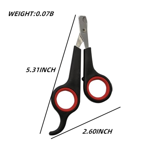 Pet Nail Clipper, Professional Claw Trimmer for Cat, Small Dog, Rabbit, Small Animal, Stainless Steel