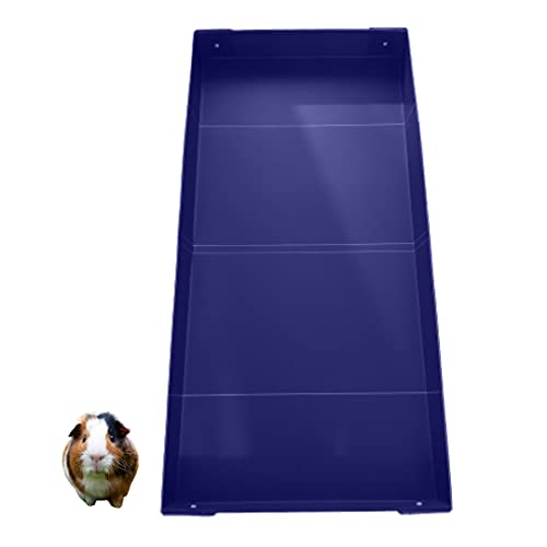 Corrugated Plastic Cage Liner Base for Guinea Pig C&C Cage - for use with 13.8" Grids ONLY! NOT Measured by Feet- Used with Grid Cages for Guinea Pigs, Hedgehogs, and Rabbits (2x5, Deep Purple/Blue) - color: Deep Purple/Blue, size: 69"L x 27.5"W (2x5 Grid