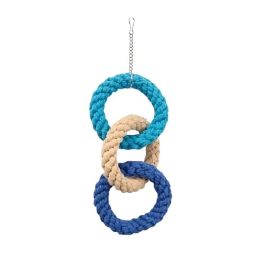 Hamster Climbing Rope Toys Sugar Glider Cage Accessories, Bird Rope Swing Toy for Climbing Exercising(Style 2) - color: Style 2