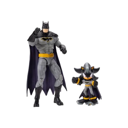 DC X Sonic the Hedgehog Shadow as Batman & Batman 2.5/5-inch Figures Multipack