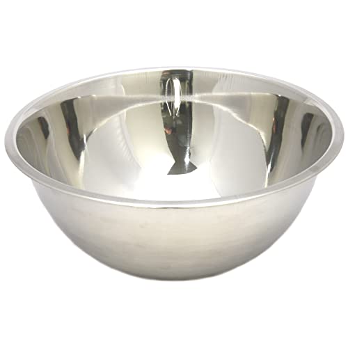 Chef Craft Brushed Mixing Bowl, 8-Quart, Stainless Steel - size: 8-Quart (1 Piece)