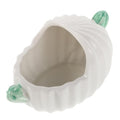 Yardwe Hamster Dust Bath Ceramic Container, Small Animal Bathing Tub for Hamsters, Gerbils, Chinchillas, Easy Clean, Pet Bathroom Accessory