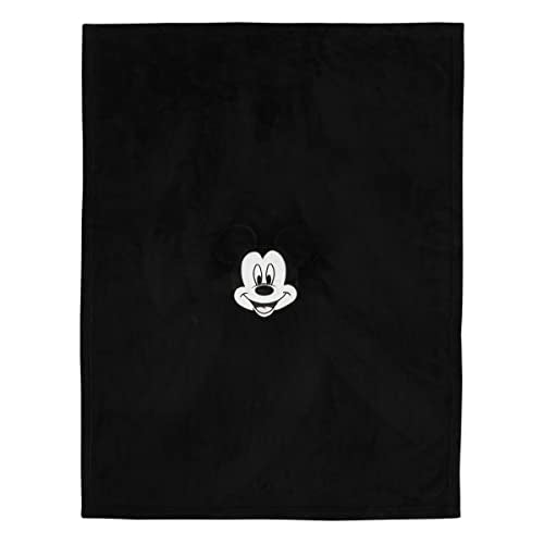 Disney Mickey Mouse Funhouse Crew Black and Red Super Soft Plush Character Toddler Blanket - color: Mickey Mouse Funhouse