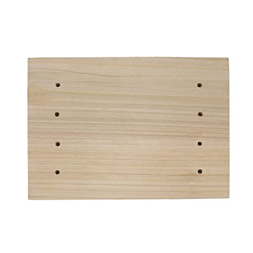 Wontee Wooden Scratch Pad for Rabbit, Guinea Pig, Chinchilla, Ferret (A)