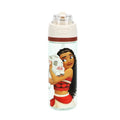 Bioworld Moana & Pua Blue 24 Oz Plastic Water Bottle With Dual Spout Lid - color: Moana & Pua Blue
