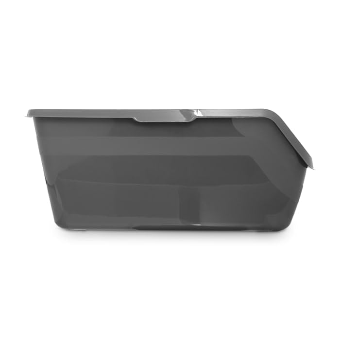 So Phresh by Petco Scatter Shield High-Back Litter Box Charcoal Large 18" L X 15.3" W X 8.5" H