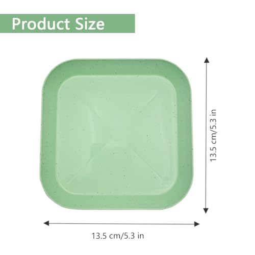 2 Pcs Leopard Gecko Potty Pad,Crested Gecko Potty Latrine，Leopard Gecko Tray，Reptile Litter Box，Portable Gecko Tank Accessories (Green) - color: Green