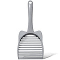 CatGuru Cat Litter Scoop, Jumbo Litter Scoop, Litter Scooper with Deep Shovel & Long Handle, Super Fast Sifter, Durable Kitty Litter Scoop, Cat Stuff, Kitten Supplies (Gray) - color: Gray