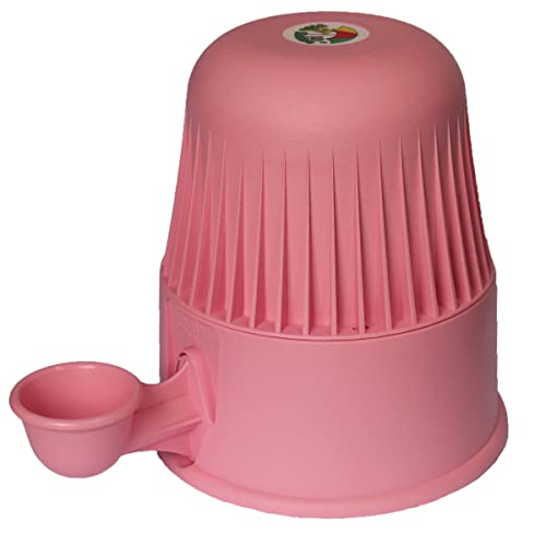 Pet Water Dispenser for Dogs and Cats, 67.6 oz – Gravity-Fed Water Bowl for Clean Drinking, Prevents Wet Fur, BPA-Free Polypropylene, Vida Mansa (Opaque Pink) - color: Opaque Pink