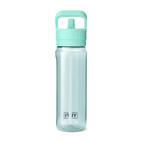 YETI Yonder 750 ml/25 oz Water Bottle with Yonder Straw Cap, Seafoam - color: Seafoam, size: 25 Ounces