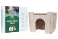 Small Pet Select Habitat Hideout Castle, Medium, Rabbit & Guinea Pig | Cozy Chewable Hideout, Natural Enrichment, For Bunnies, Chinchillas, Guinea Pigs & Other Small Animals - style: Castle-Medium