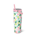 Swig Life 30oz Leakproof To-Go Tumbler with Handle, Match Point | Leakproof Lid - Triple Insulated Stainless Steel - Handle & Straw Included - Cup Holder Friendly - Dishwasher Safe - color: Match Point