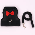 One Set of Solid Color Fashion Rabbit Harness for Outing and Rabbit Leash to Prevent Loss-M