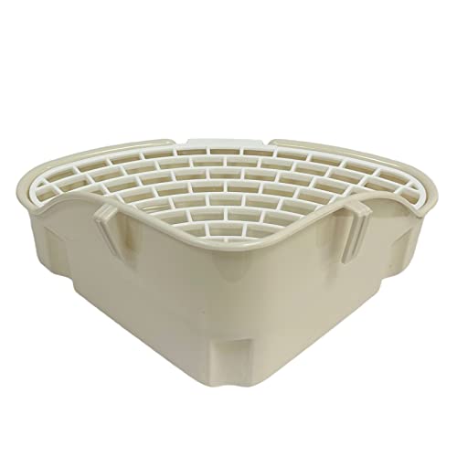 Small Animal Corner Litter Box, Cage Potty Trainer for Hamster, Rabbit, Guinea Pig, Ferret, Gerbil, Chinchilla (1)