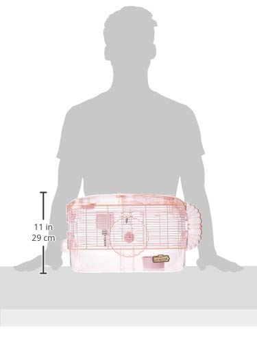 Kaytee CritterTrail Pink Habitat for Pet Mice, Dwarf Hamsters, Hamsters or Gerbils