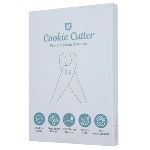 Cat Nail Clipper - Extra Sharp & Thin Blades for Indoor Cats, Small Dogs and Any Small Pets - Expertly Crafted in Korea